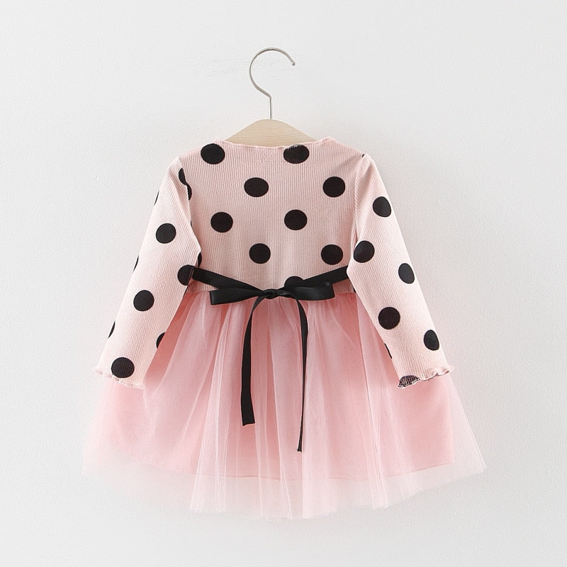 Robe princesse bébé 1 an motif pâquerette – Image 3
